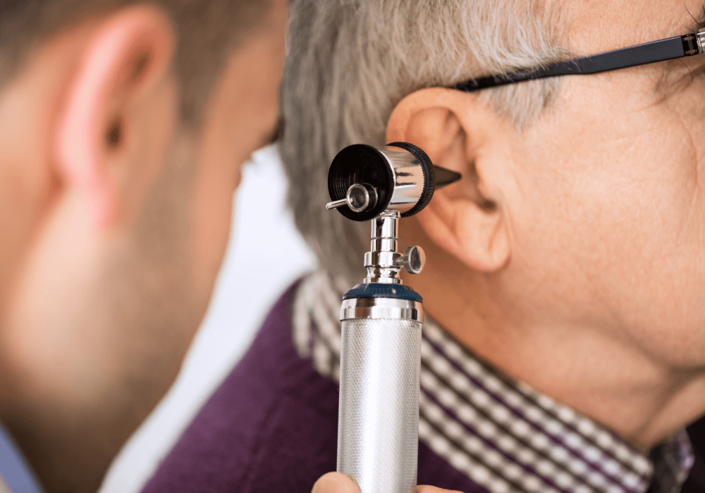 An ear examination